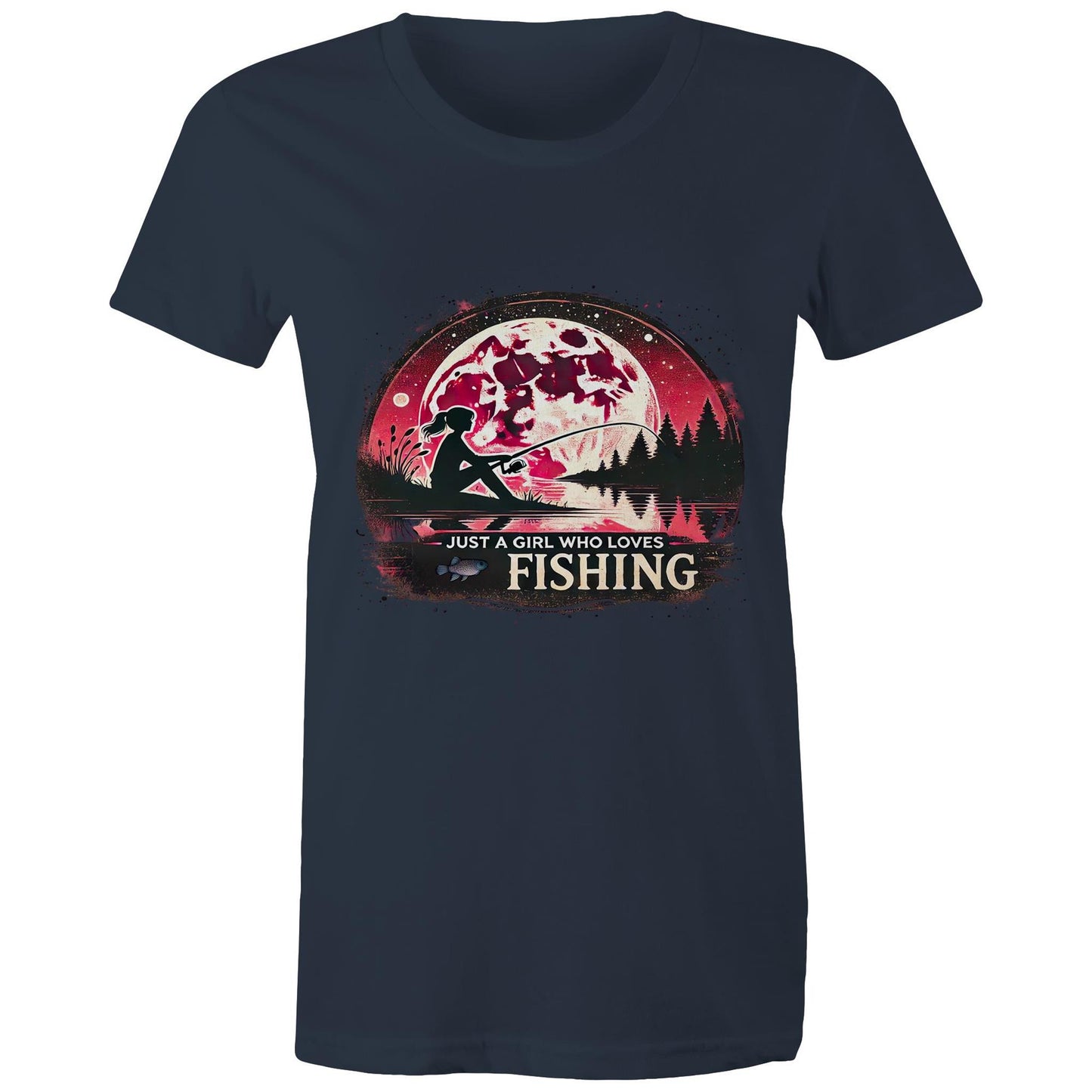 
                  
                    Just a Girl Who Loves Fishing – Women’s T-Shirt
                  
                