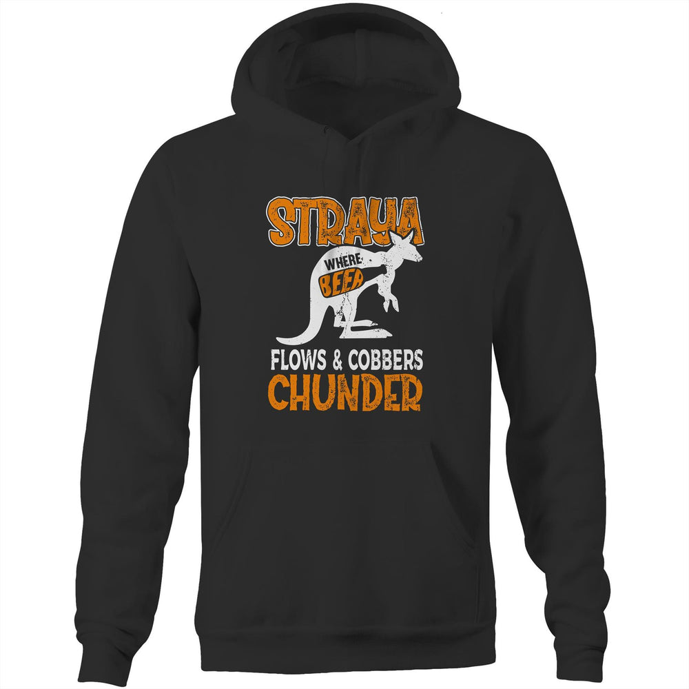 Straya - Were Beers Flow and Cobbers Chunder Hoodie