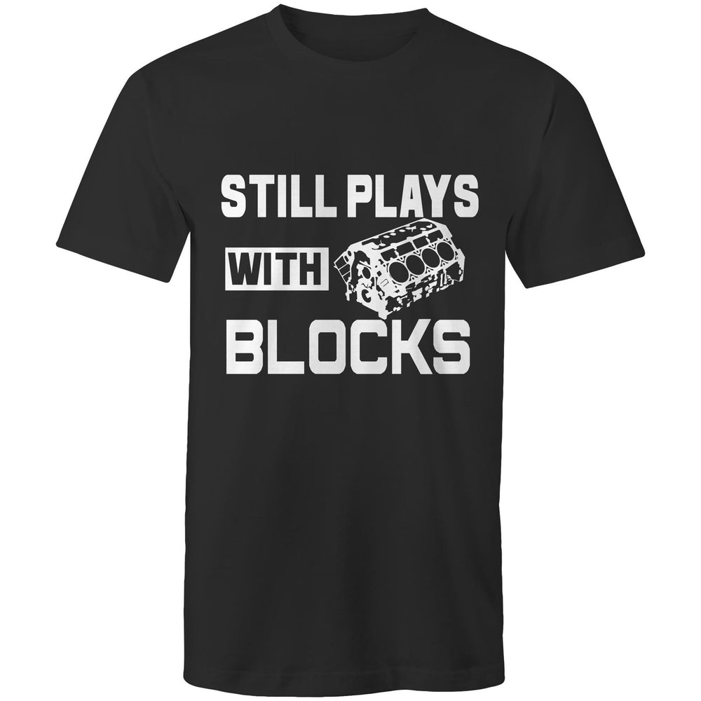 Still Plays With Blocks Tee