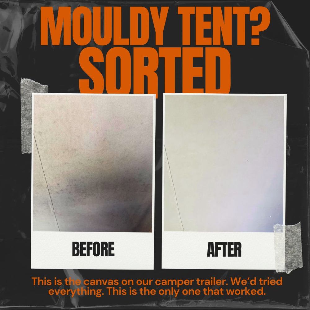 mould remover for tents Remove Mould from Canvas Tent | No Scrubbing Needed