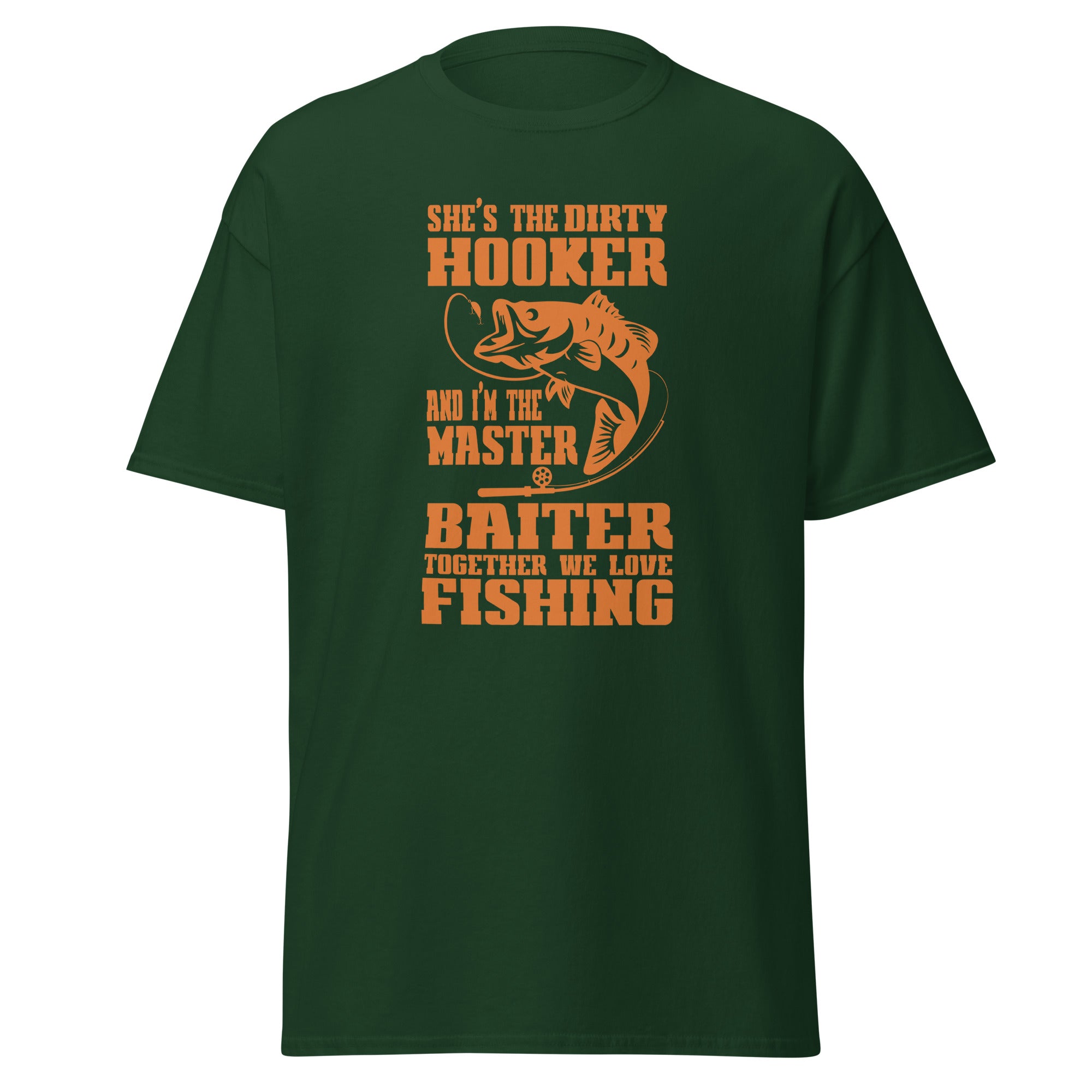 dirty hooker fishing Dirty Hooker Master Baiter – Funny Aussie Fishing Tee