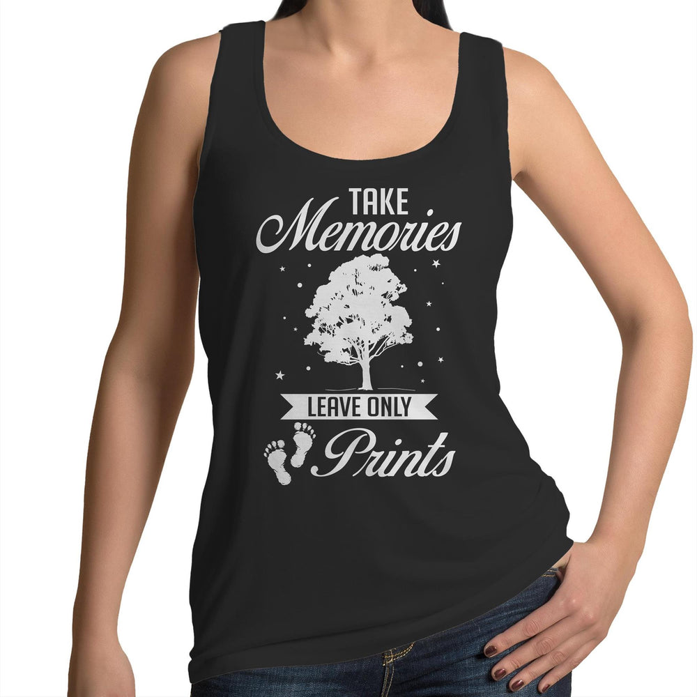 Take Memories, Leave Only Prints Womens Singlet