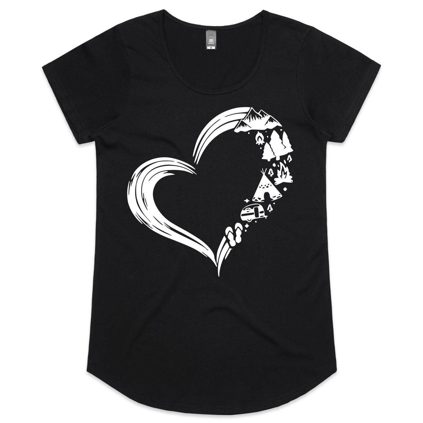 Heart Print Tee