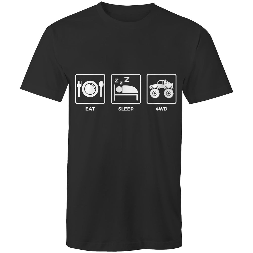 Men's Black Cotton Tee